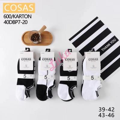 Men's low cut socks Cosas 40DBP7-21