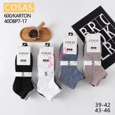 Men's low cut socks Cosas 40DBP7-20