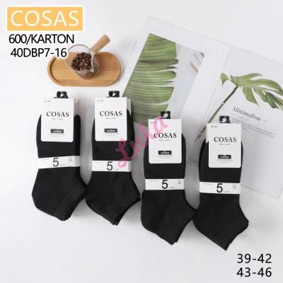 Men's low cut socks Cosas 40DBP7-17