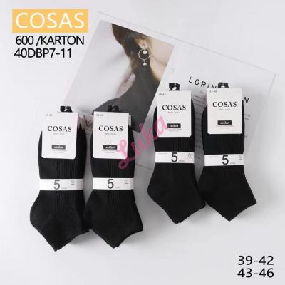 Men's low cut socks Cosas 40DBP7-12
