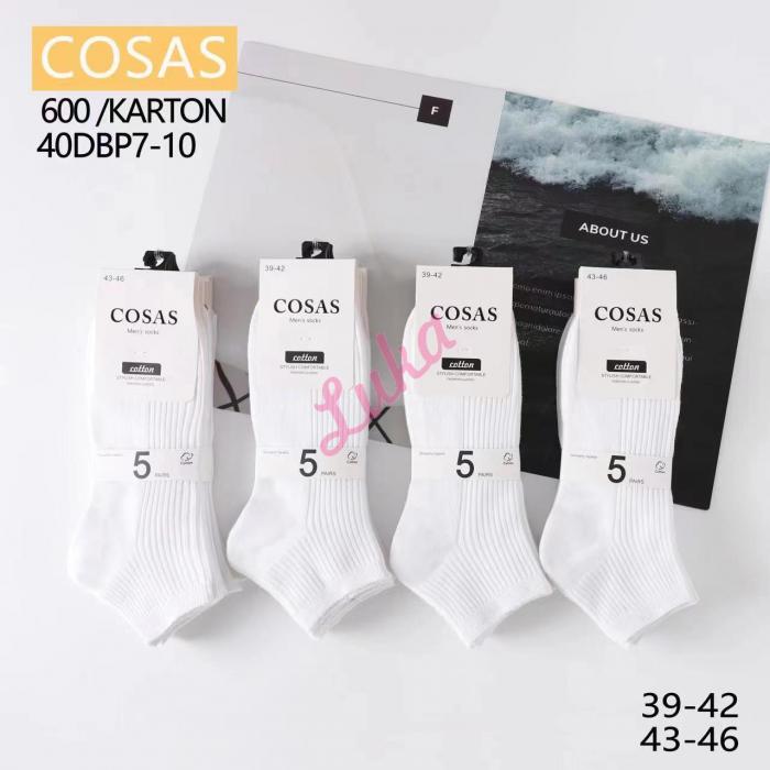 Men's low cut socks Cosas 40DBP7-11