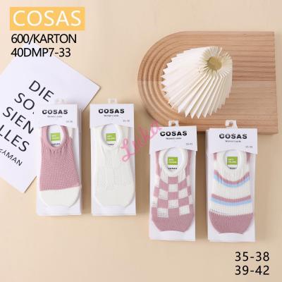 Women's low cut socks Cosas 40DMP7-33
