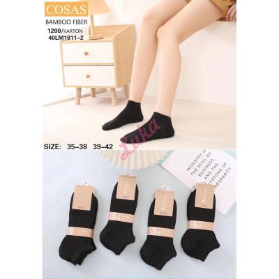Women's low cut socks bamboo Cosas 40LM1811-3