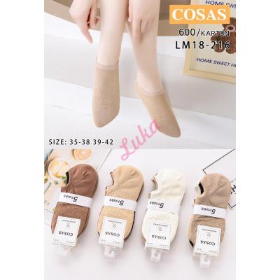 Women's low cut socks Cosas LM18-218