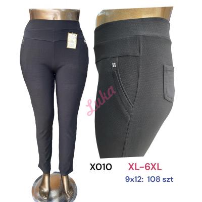 Spodnie damskie duże Linda X010
