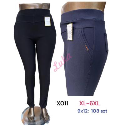Spodnie damskie duże Linda X011