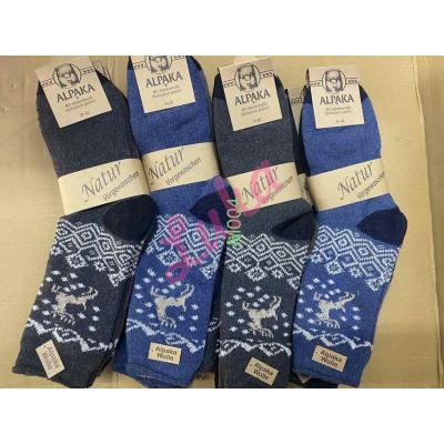 Men's socks alpaka Natur M005