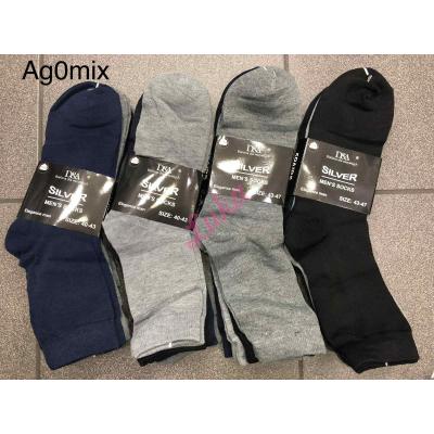 Men's Socks Silver Ag-0mix