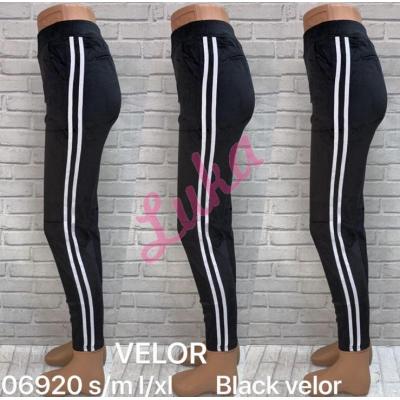 Women's black leggings 6920