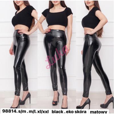 Women's black leggings 98814