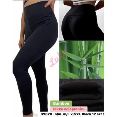 Women's black leggings 89028