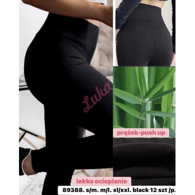 Women's black leggings 89388