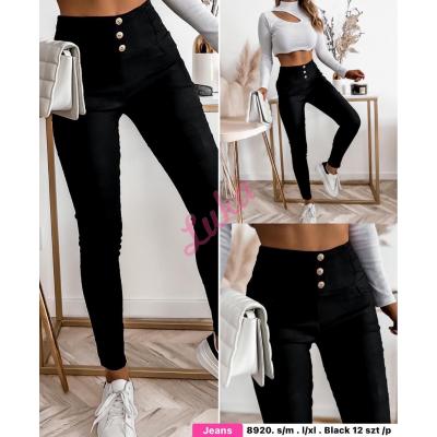 Women's black leggings 8920