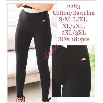 Women's black leggings 2283