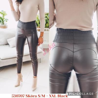 Women's black pants 530707