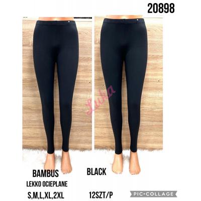 Women's black leggings 20898