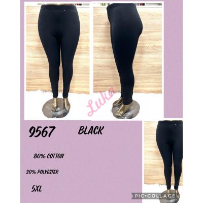 Women's black leggings 9567