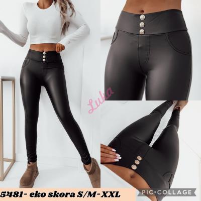 Women's black leggings 5481