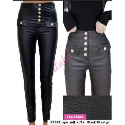 Women's black leggings 89552