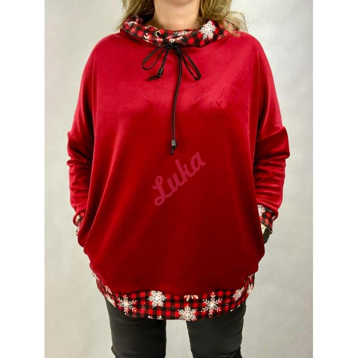 Women's Polish Hoodie gru-