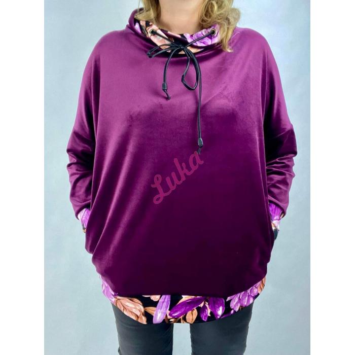 Women's Polish Hoodie gru-