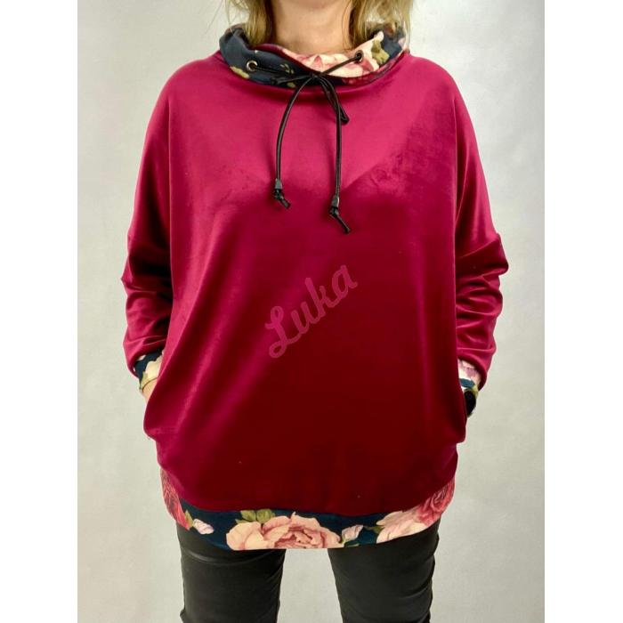 Women's Polish Hoodie gru-