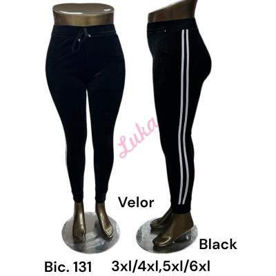 Women's big black leggings 131