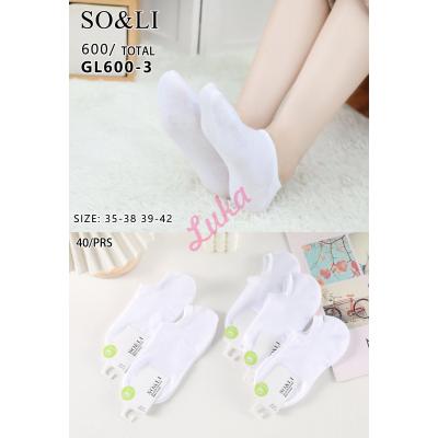 Women's low cut socks So&Li GL600-3