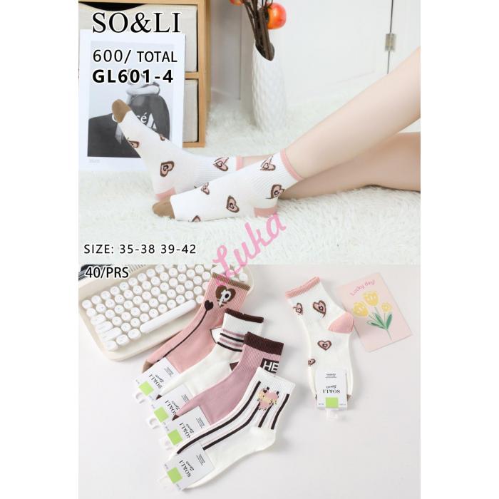 Women's Socks So&Li GL601-1