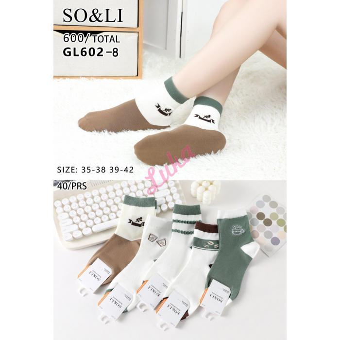 Women's Socks So&Li GL602-9
