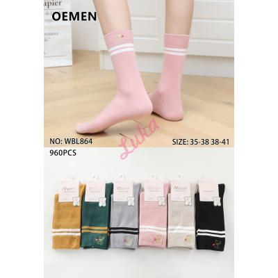 Women's Socks Oemen WBL864