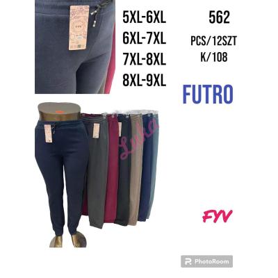 Women's big warm pants FYV 562
