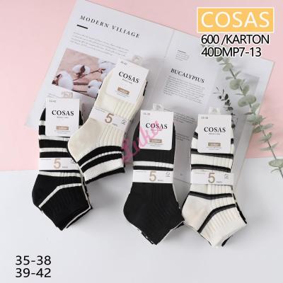 Women's low cut socks Cosas 40DMP7-14
