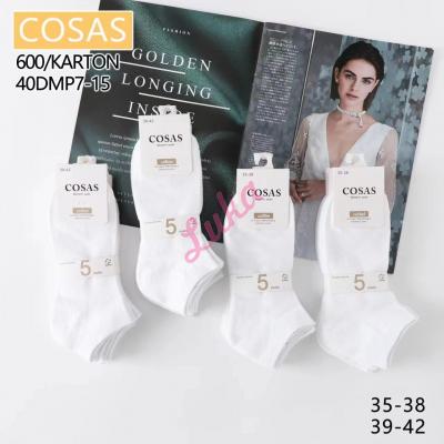 Women's low cut socks Cosas 40DMP7-15
