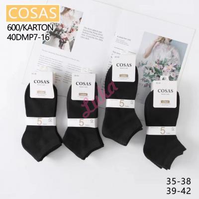 Women's low cut socks Cosas 40DMP7-17