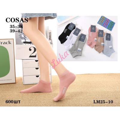 Women's low cut socks Cosas LM25-5A