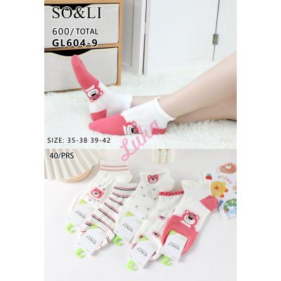 Women's low cut socks So&Li GL604-9