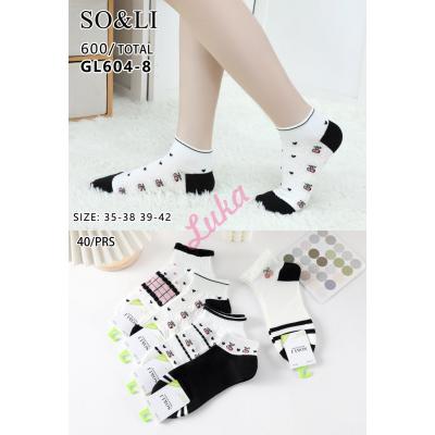 Women's low cut socks So&Li GL604-9