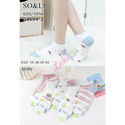 Women's low cut socks So&Li GL604-2