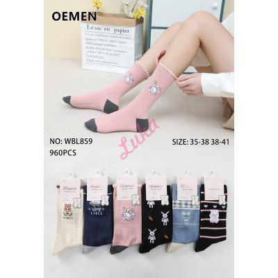 Women's Socks Oemen WBL859