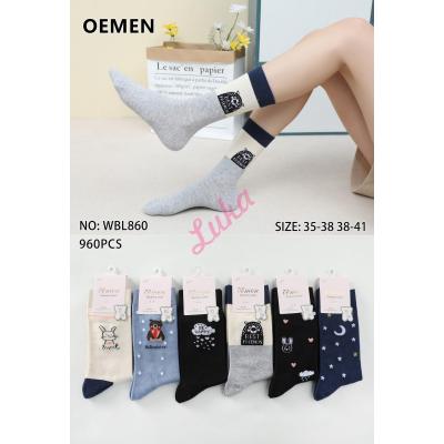 Women's Socks Oemen WBL860