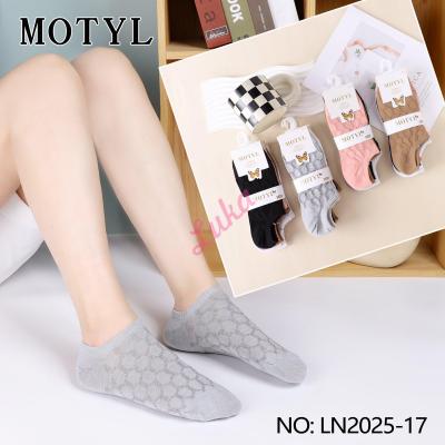 Women's low cut socks Motyl LN2025-17