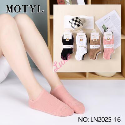 Women's low cut socks Motyl LN2025-16