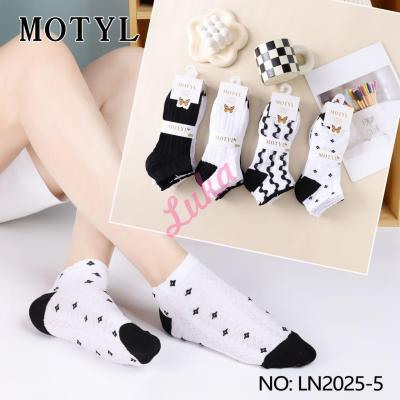Women's low cut socks Motyl LN2025-5