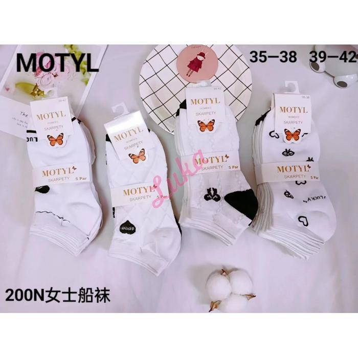 Women's low cut socks Motyl