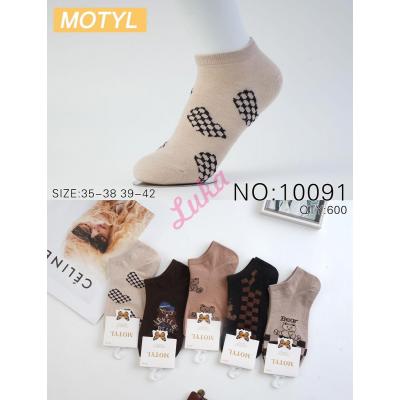 Women's low cut socks Motyl 1621-1106