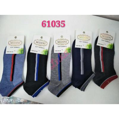 Men's low cut socks Midini 61067 bamboo