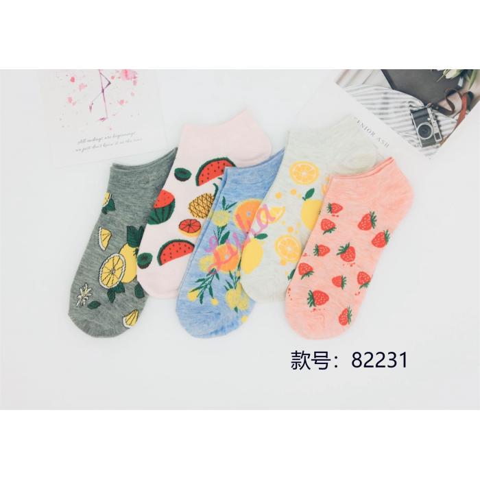 Women's low cut socks 82234