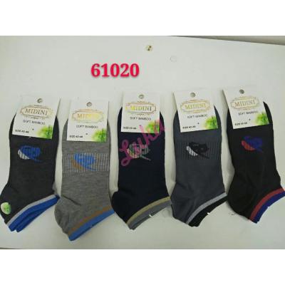 Men's low cut socks Midini 61035 bamboo