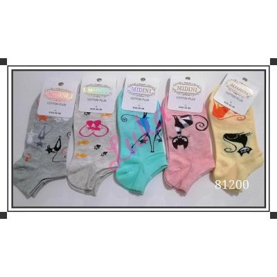 Women's low cut socks 81254